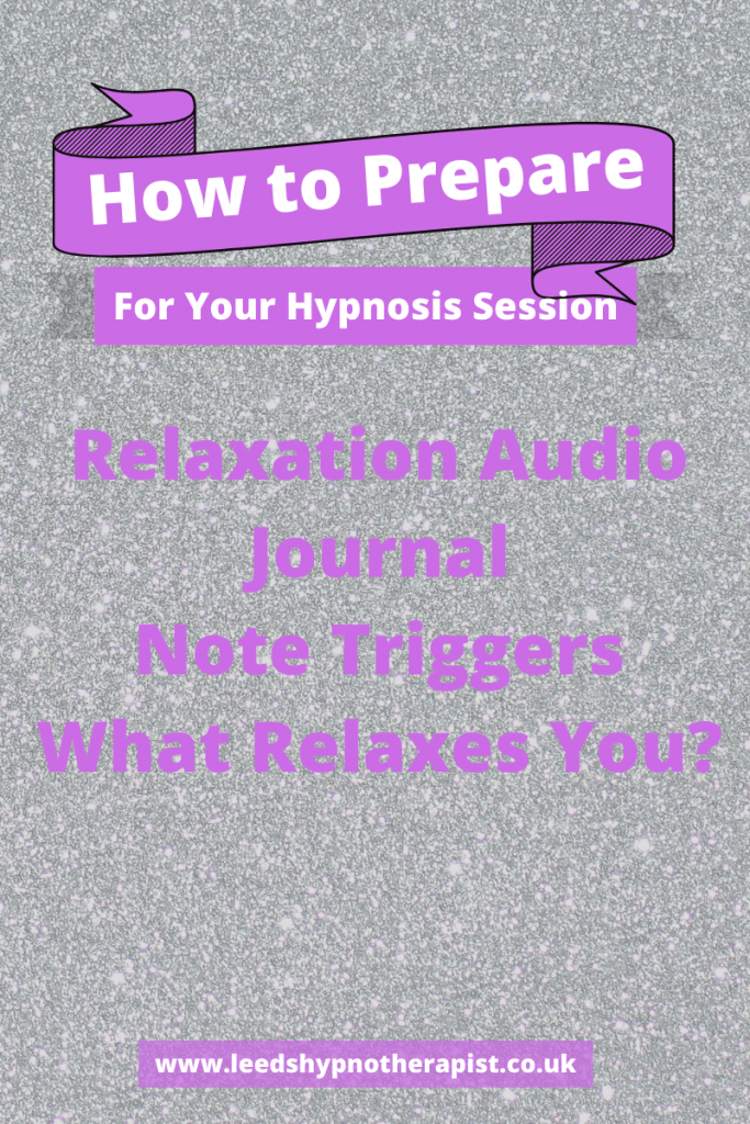 how to prepare for hypnotherapy session