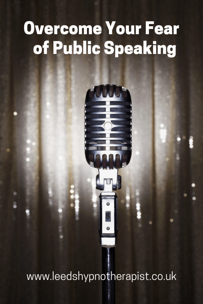 overcome fear of public speaking, hypnotherapy